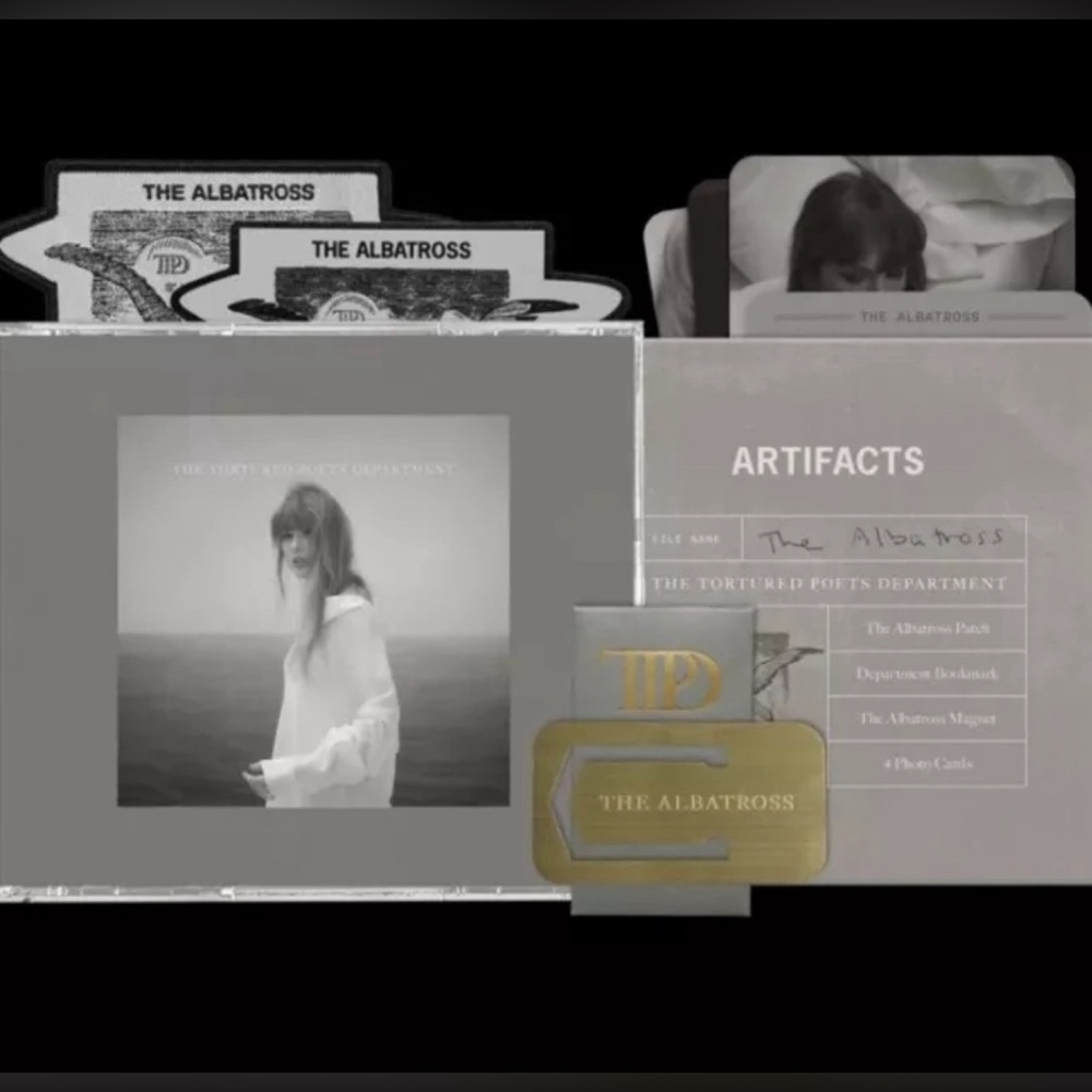 Taylor Swift Tortured Poets Deluxe CD Set With/The Albatross New Sealed